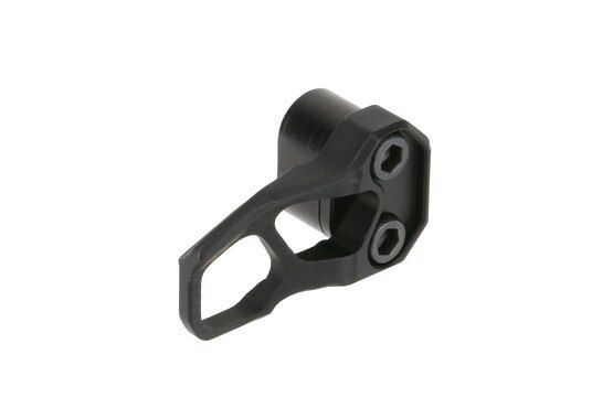 The Odin Works XMR3 black extended AR15 magazine release facilitates fast magazine changes
